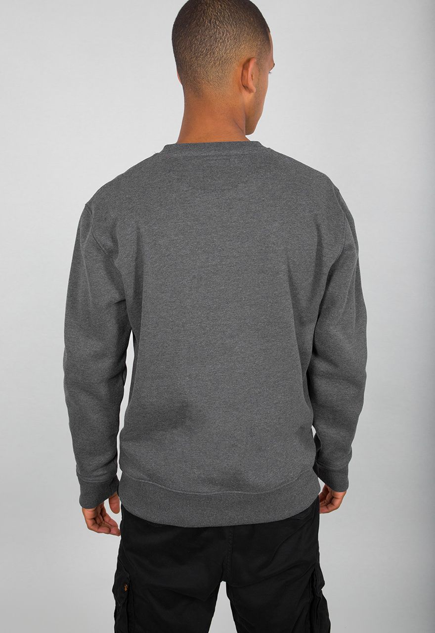 AlphaIndustriesBasicSweaterHoodiesSweatshirtsCharcoalHeather-XXL