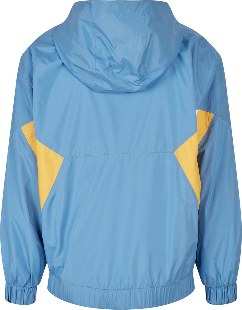 StarterBlackLabelWindbreakerHrznbluClifrniyllwWhte-L