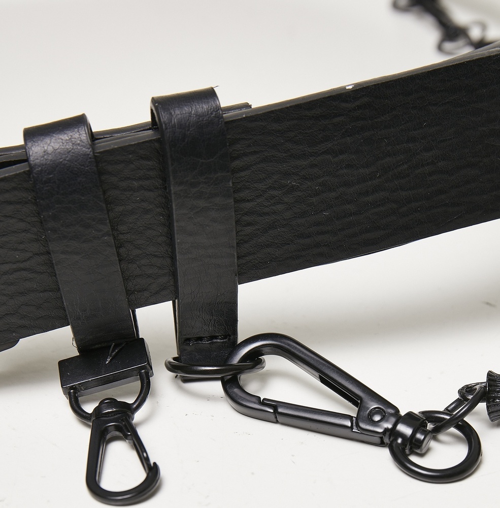 UrbanClassicsGrtelImitationLBeltWithKeyChainBlack
