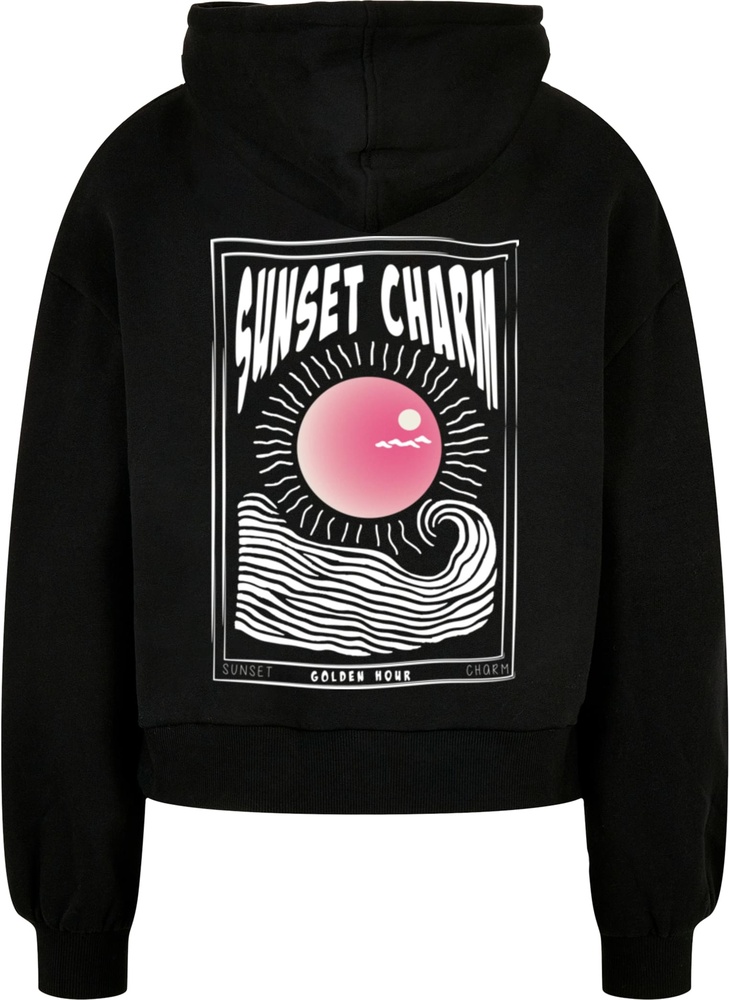 MerchcodeDamenLadiesSunsetCharmOversizedHoodyMP0008531