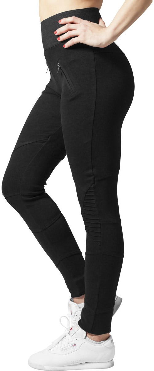 UrbanClassicsDamenLeggingsLadiesInterlockHighWaistLeggingsBlack