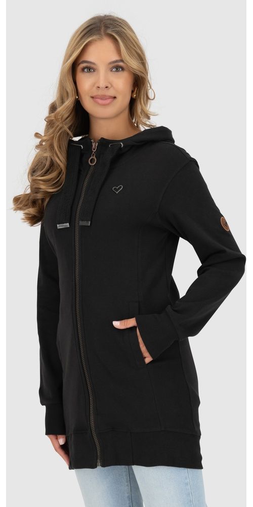 AlifeKickinDamenSweatjackeJasinaAKAHoodedSweatJacket31082-9999Moonless-L