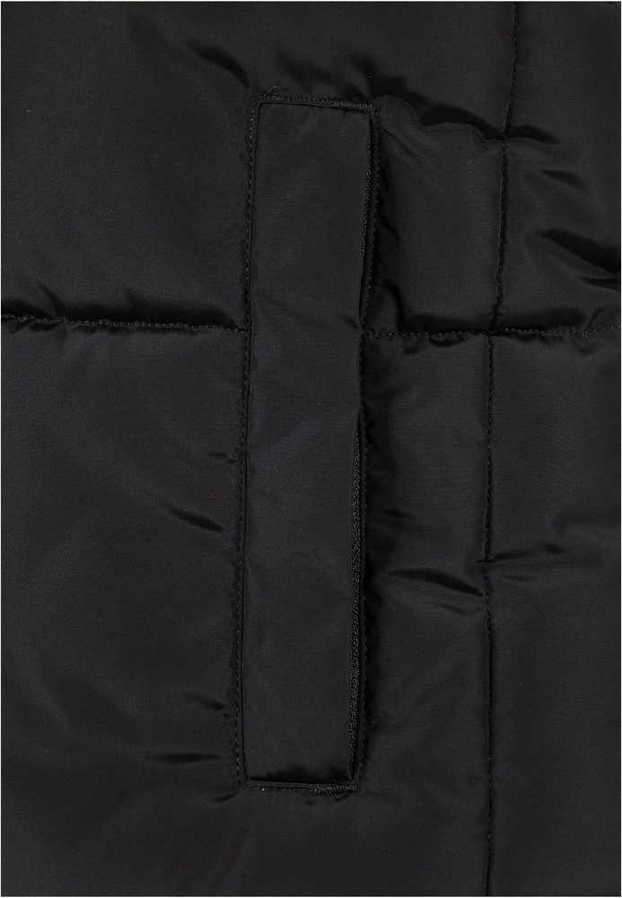 UrbanClassicsDamenWesteLadiesReversibleCroppedPufferVestBlackFuchsia-3XL