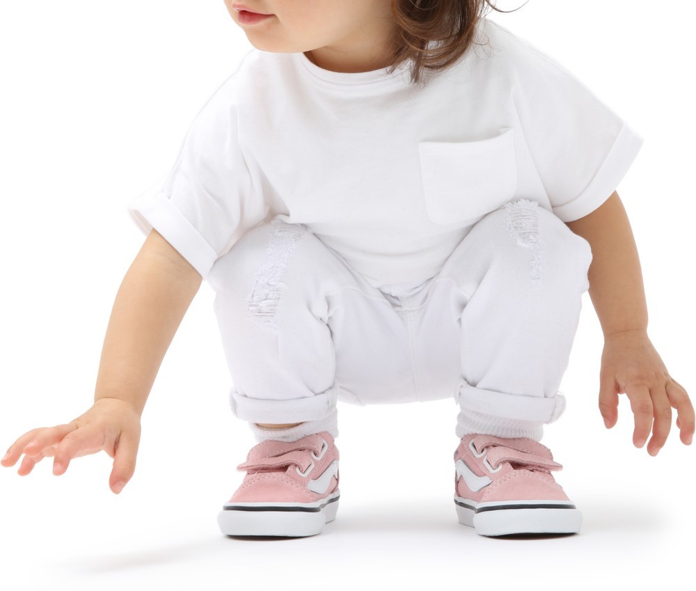 VansKinderKidsLifestyleClassicFTWSneakerTdOldSkoolVPowderPinkTrueWhite
