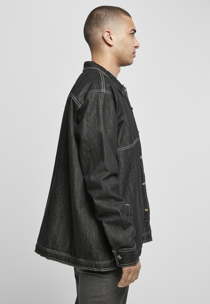 UrbanClassicsJackeOversizedTruckerJacketBlackRaw