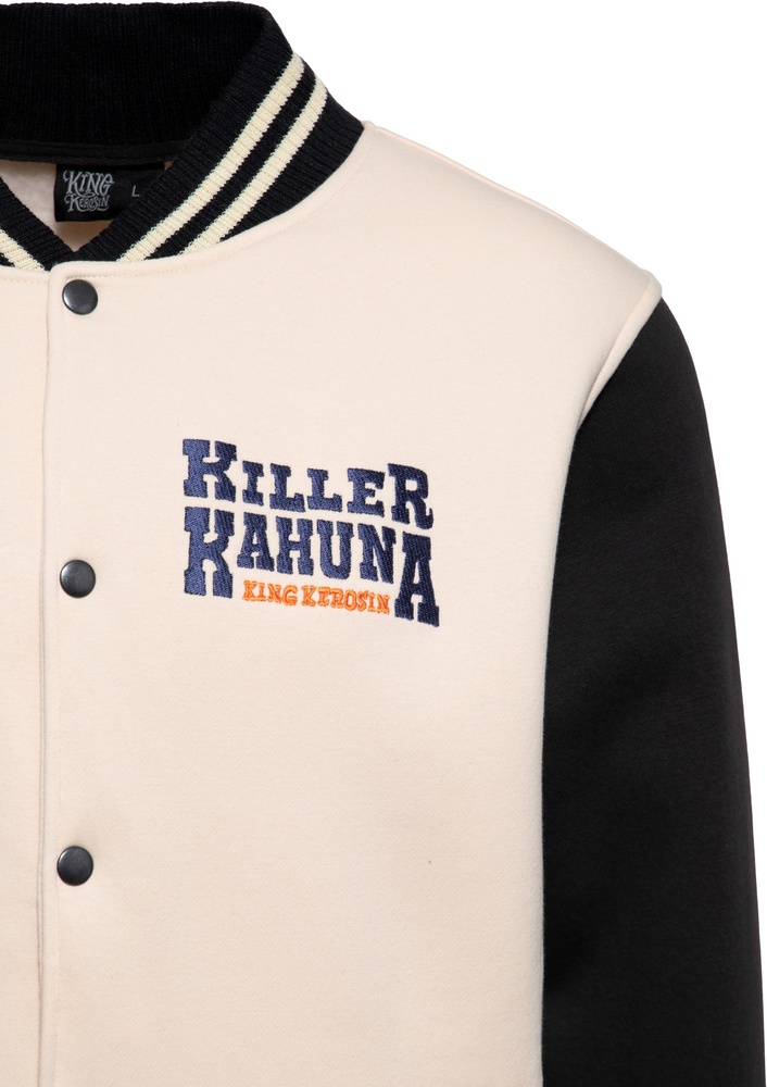 KingKerosinCollegeSweatJackeKillerKahunaKKI34003Ecru-S