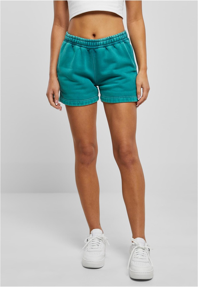 UrbanClassicsDamenLadiesStoneWashedShorts