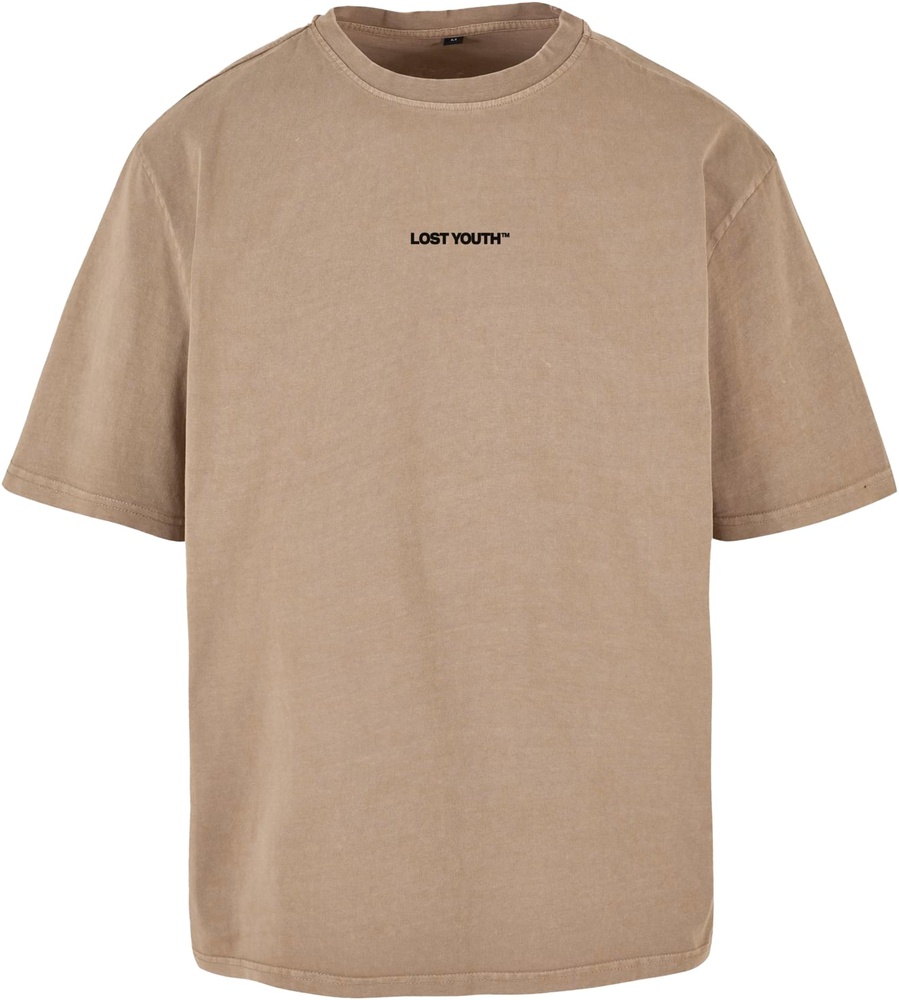 LostYouthT-ShirtLyAcidWashedTeeChaosLY201Unionbeige-3XL