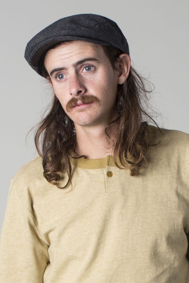 BrixtonCapHooliganGreyBlackHerringbone