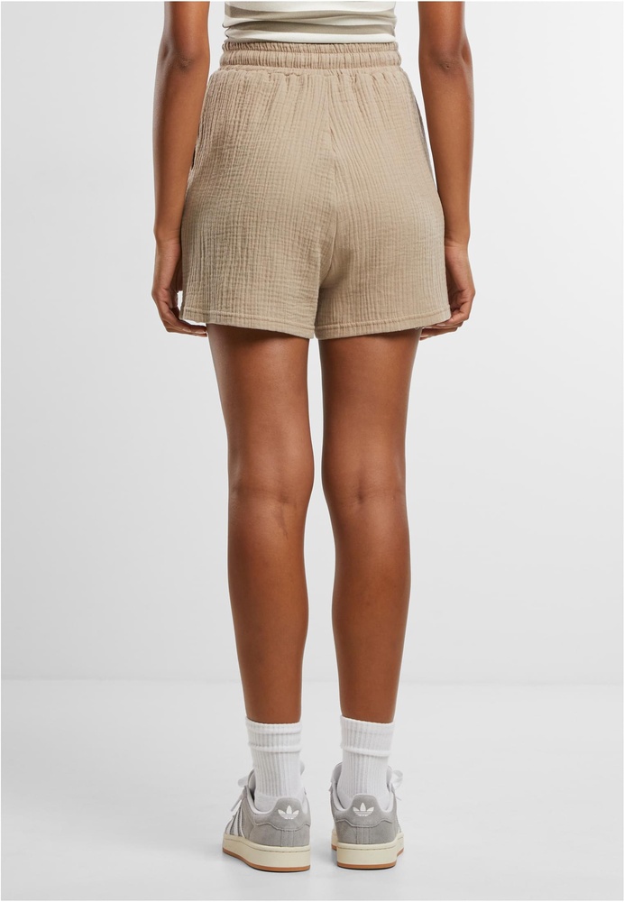 UrbanClassicsDamenLadiesMusselinShortsTB7467Chalkdust-3XL