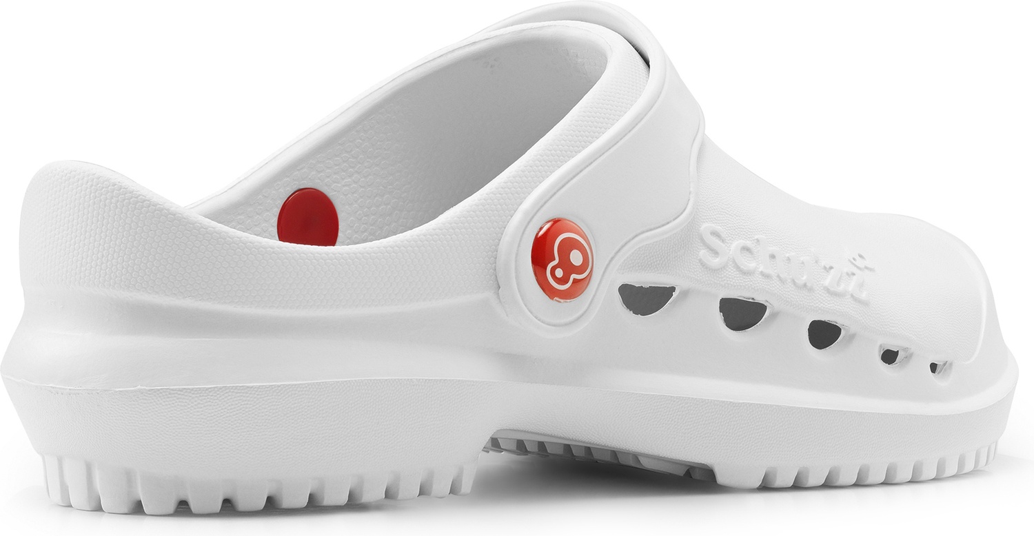 SchuzzSchuzzDamenClogBerufsschuhePROTECFemmeuniBlancGrisWei
