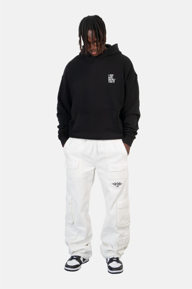 LostYouthLyHoodyLifeShortLY012Black-3XL