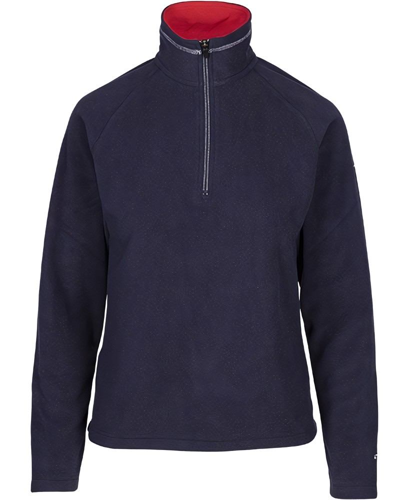 TrespassDamenFleecejackeFleecepulloverSkylar-FleeceAt100NavyRed-XXS