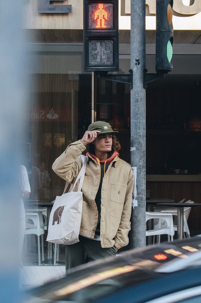 TrendsplantCapWaterRepellentNylonFivePanelCapDarkOliveGreen