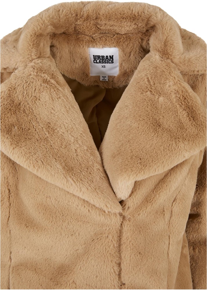 UrbanClassicsDamenJackeLadiesLapelTeddyJacket