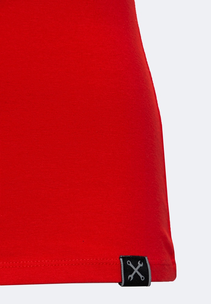 QueenKerosinDamenBasicT-ShirtIMNotYourAngelQKU31005Red-XS