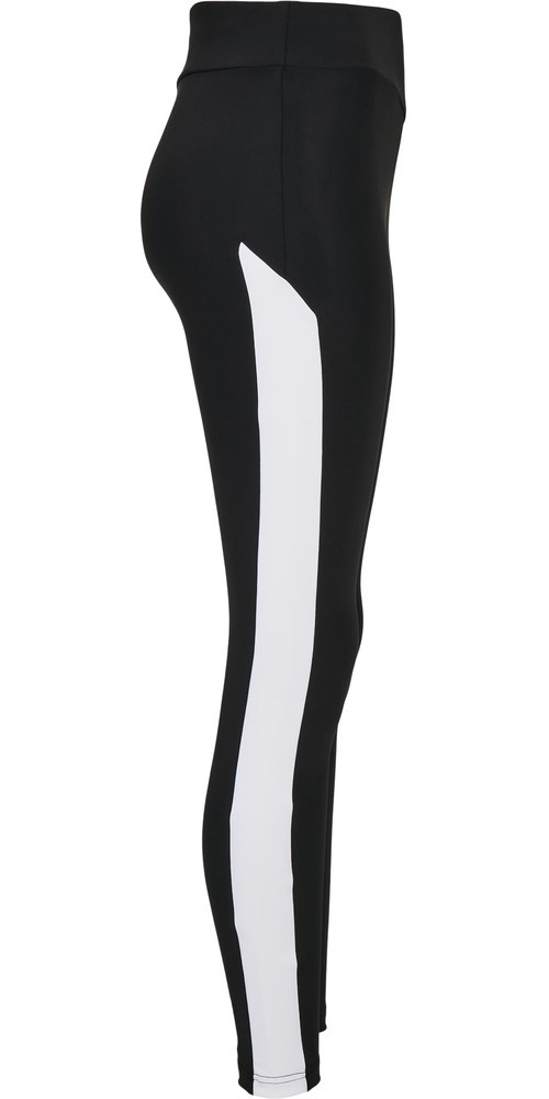 UrbanClassicsDamenLadiesColorBlockLeggingsBlackWhite