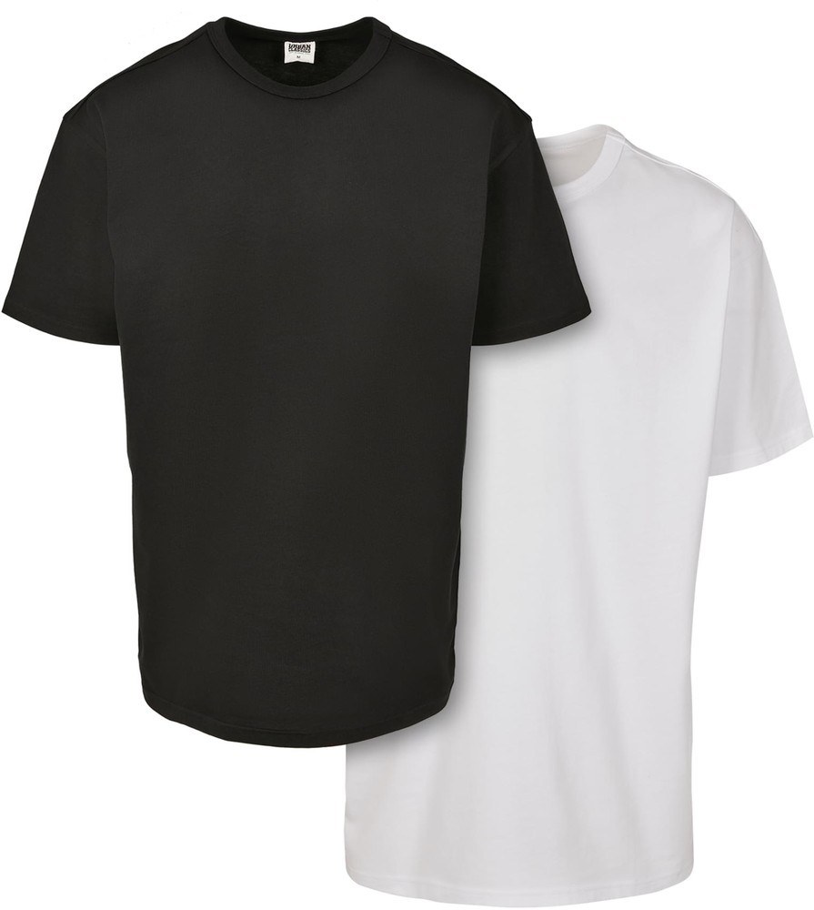 UrbanClassicsT-ShirtOrganicBasicTee2-Packblackwhite