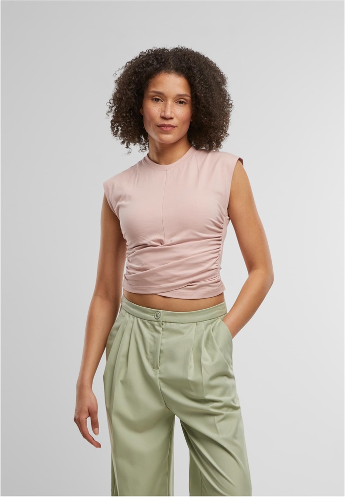 UrbanClassicsDamenLadiesCroppedWrappedTopTB7450Powderrose-3XL