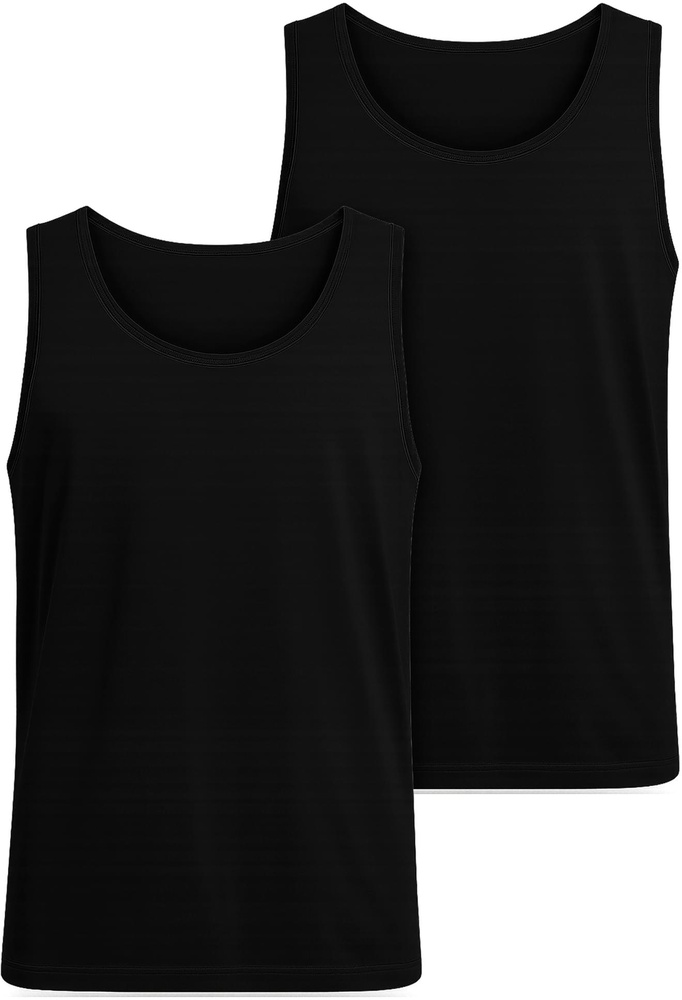 UrbanClassicsT-ShirtJerseyLooseTank2-PackTB7559ABlackBlack-3XL