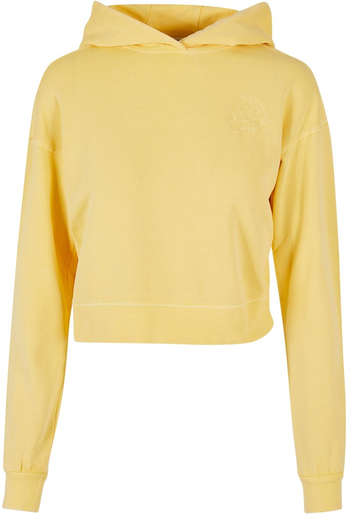 UrbanClassicsDamenLadiesShortFlowerEmbroideryTerryHoody