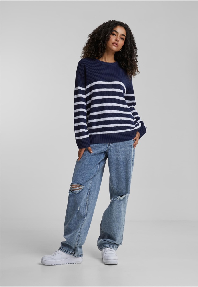 UrbanClassicsDamenLadiesRibStripedSweaterTB6895