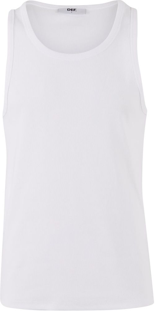 DEFTankTopsDFTT032BrightWhiteMicroChip-L
