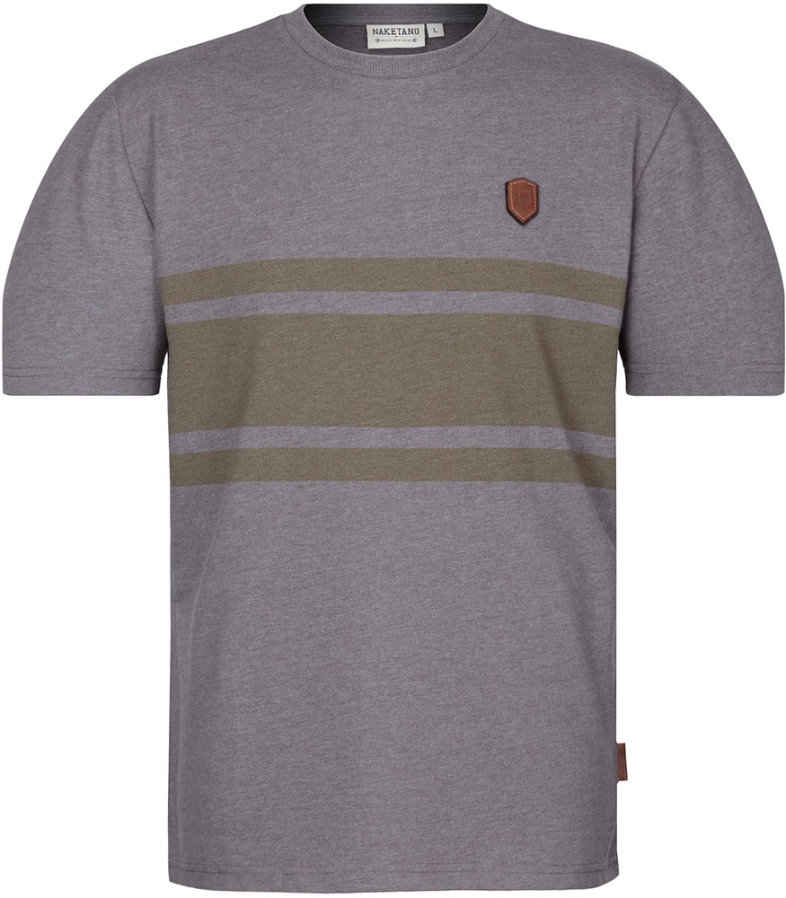 NaketanoT-ShirtHaschischinderBlutbahn1800-0045DarkGreyMelangeOliveMelange-S