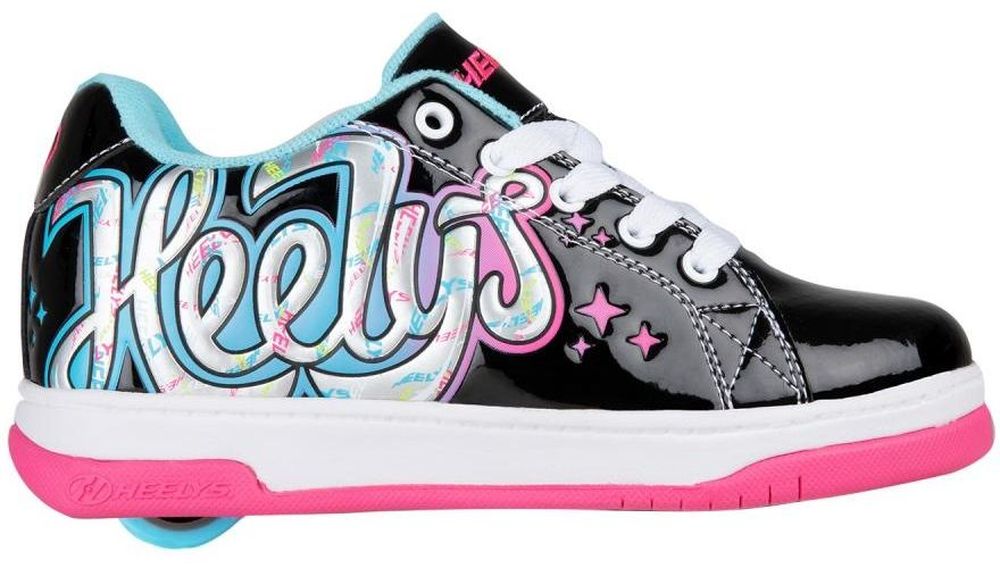 HeelysSneakerSplitHE101372HE177BlackNeonPinkMulti-405