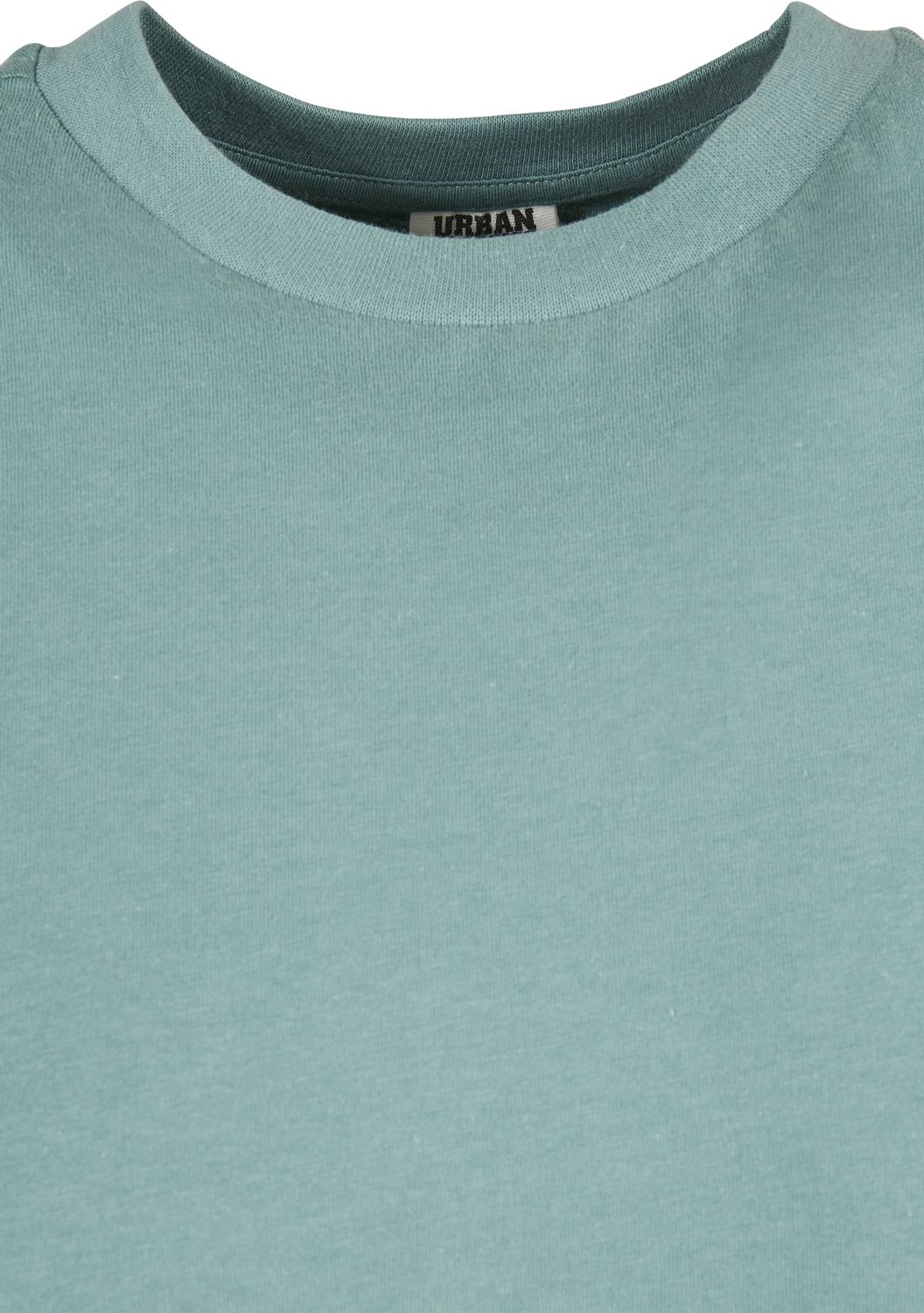 UrbanClassicsDamenKleidLadiesOrganicCottonCutOnSleeveTeeDressPaleleaf-3XL