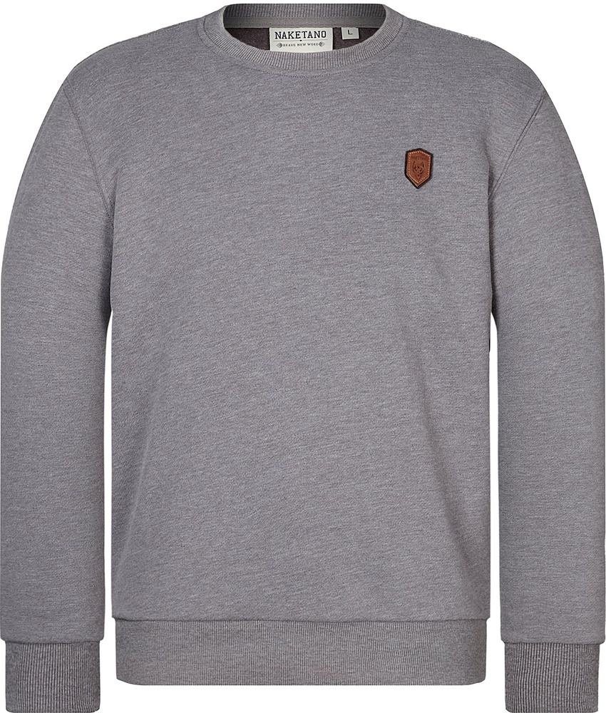NaketanoPulloverRainerius2300-0207DarkGreyMelange-S
