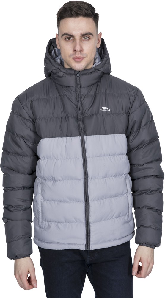 TrespassJackeOskar-MalePaddedJacketCarbon-L