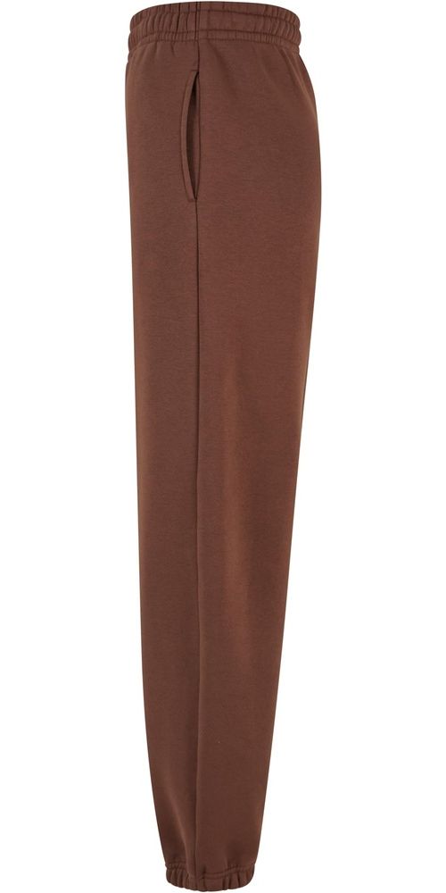 UrbanClassicsDamenLadiesFluffySweatpantsTB7107Chocolatebrown-3XL