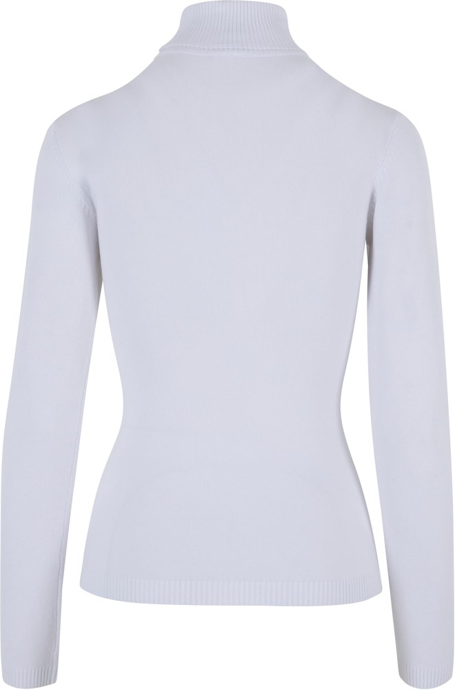 UrbanClassicsDamenLadiesKnittedTurtleneckSweaterWhite-3XL