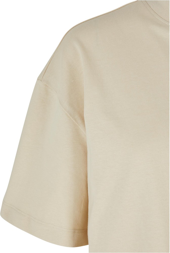 UrbanClassicsDamenT-ShirtLadiesOrganicHeavySlitTeeSand-3XL