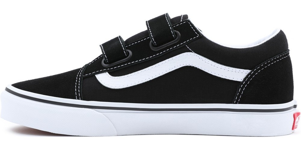VansJuniorKidsLifestyleClassicFTWSneakerJnOldSkoolVBlackTrueWhite