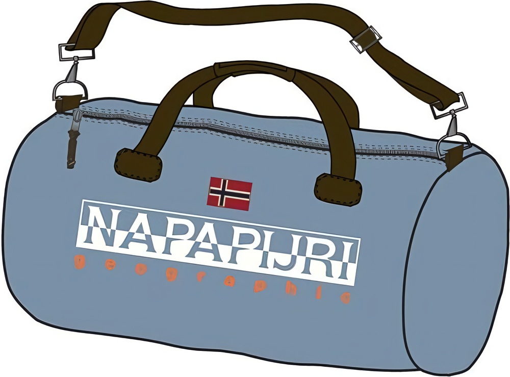 NapapijriTascheBering3NP0A4GGMFadedDenimI84