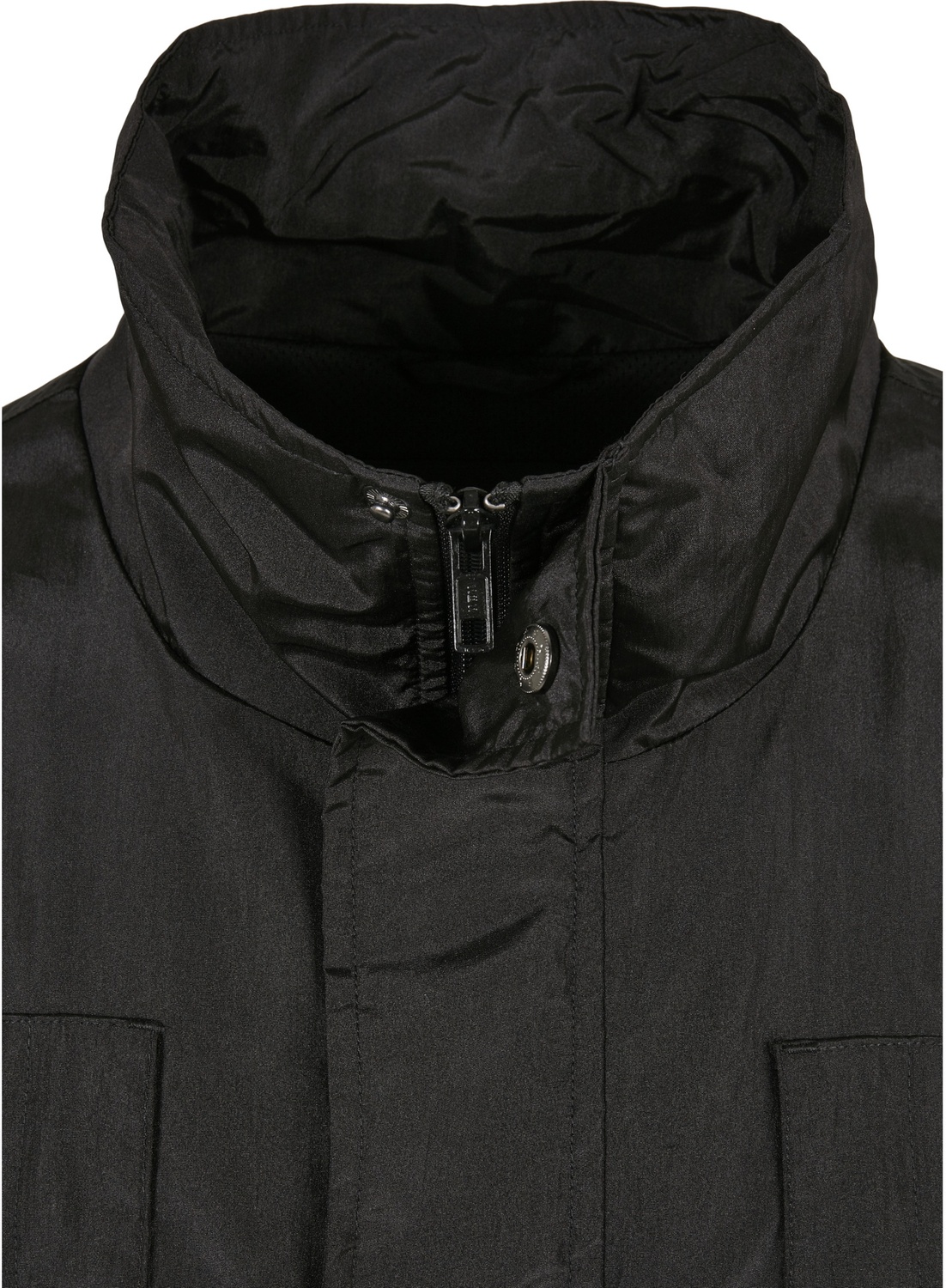 UrbanClassicsJackeDoublePocketNylonCrepeJacketBlack