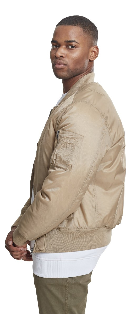 UrbanClassicsBomberJackeBasicBomberJacketBeige
