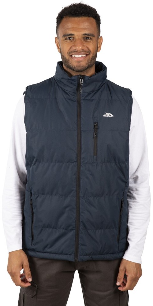 TrespassWesteClasp-MalePaddedGiletNavy-4XL