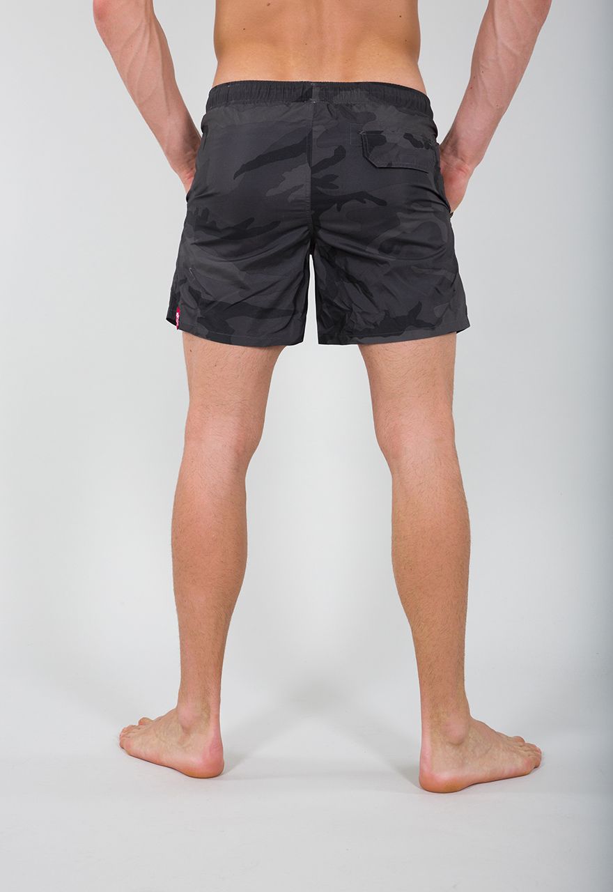AlphaIndustriesBasicSwimShortBademodeBlackCamo-XXL
