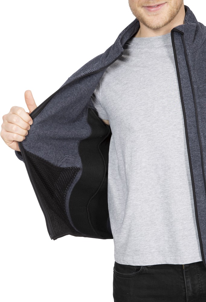 TrespassFleecejackeFleecepulloverJynx-MaleFleeceAt300NavyStripe-L