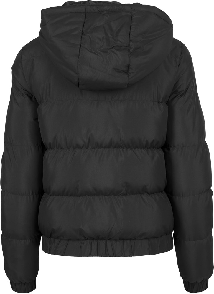 UrbanClassicsDamenLeichteJackeLadiesHoodedPufferJacketBlack-L