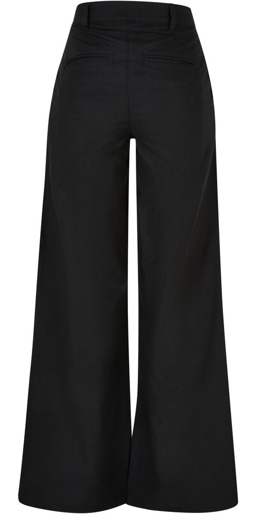 UrbanClassicsDamenHoseLadiesHighLinenMixedWideLegPants