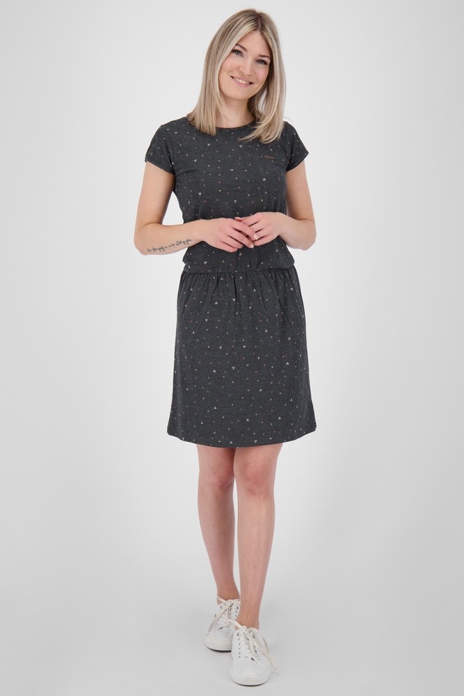 AlifeKickinDamenSommerkleidShannaAKBShirtDressMoonlessMelange-S