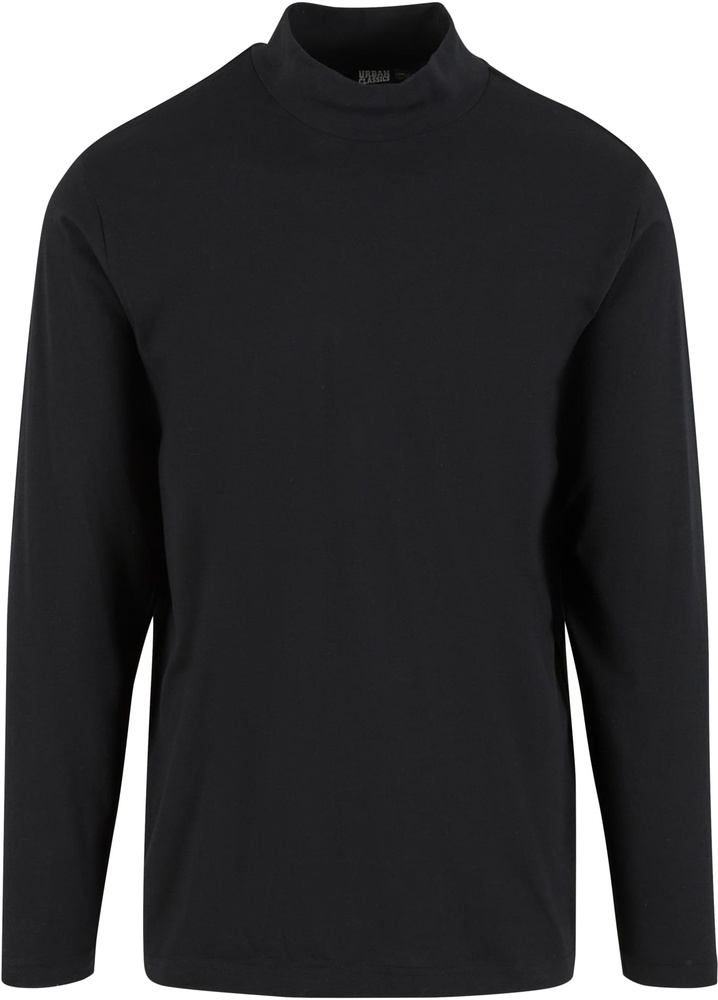 UrbanClassicsMockNeckLongsleeveTB6775Black-3XL