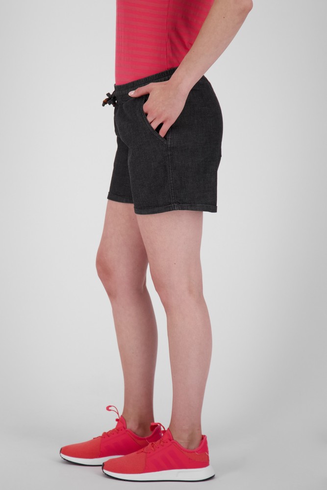 AlifeKickinDamenHoseFreizeitkurzJaneAK23008-9999BlackDenim-XS
