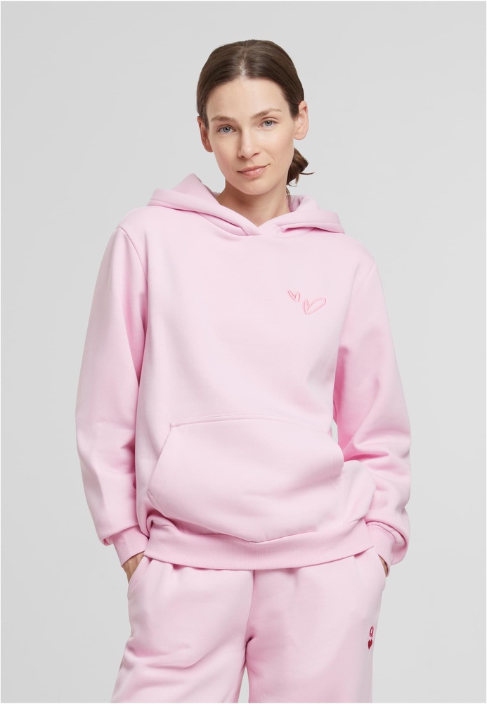 MissTeeDamenHeartSignsEmbLadiesFluffyHoodyMST322