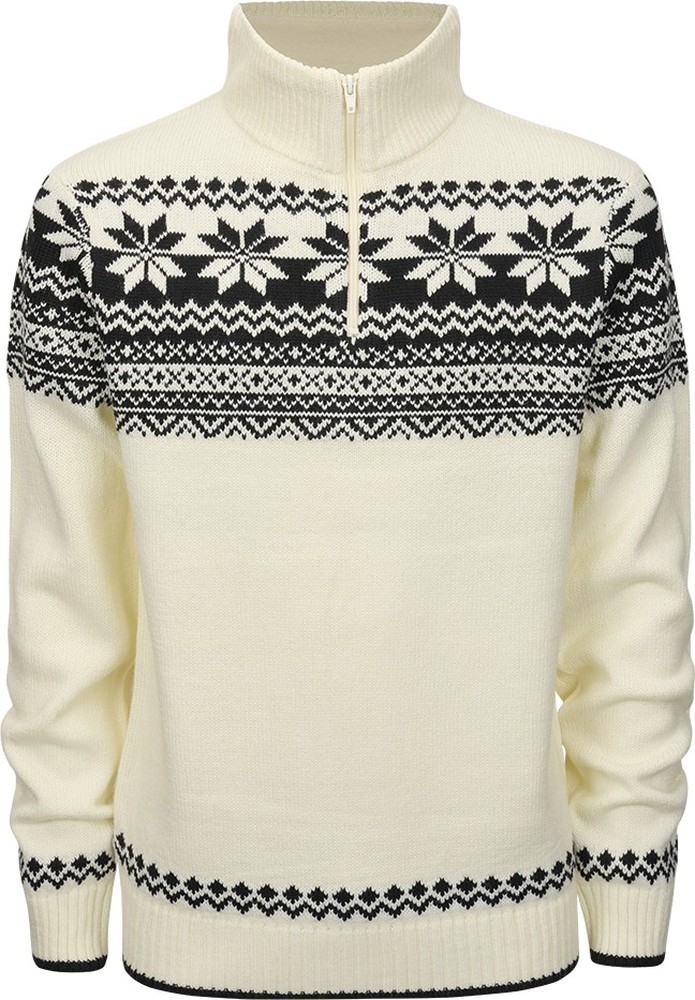 BranditHerrenStrickjackeTroyerNorwegerWhite-S