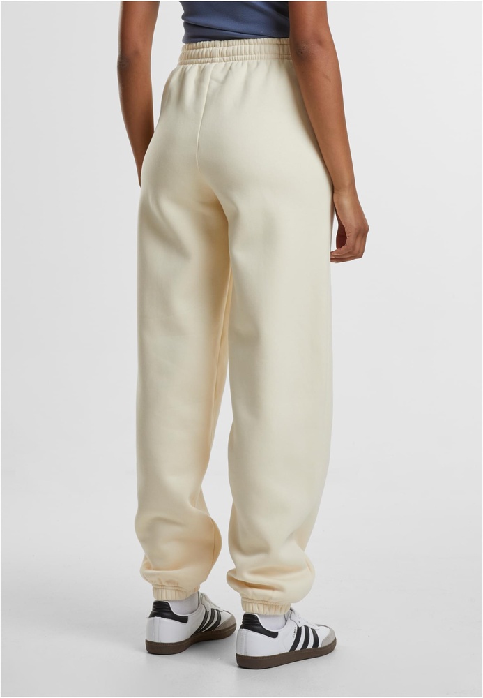 UrbanClassicsDamenLadiesFluffySweatpantsTB7107Whitesand-3XL